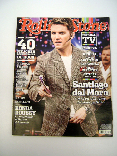 Rolling Stone 208 Santiago Del Moro Bb King Rousey Boedo 0