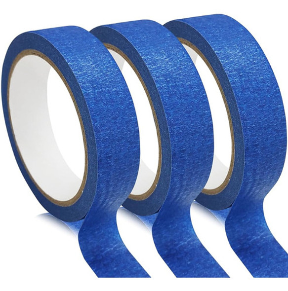3pcs Premium Blue Painters Tape, Cintas De Pintura, Cinta De 0