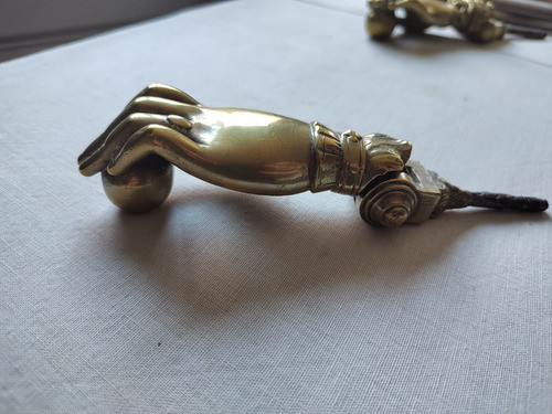 Mano Antigua De Bronce Llamador Precio X Unidad 0