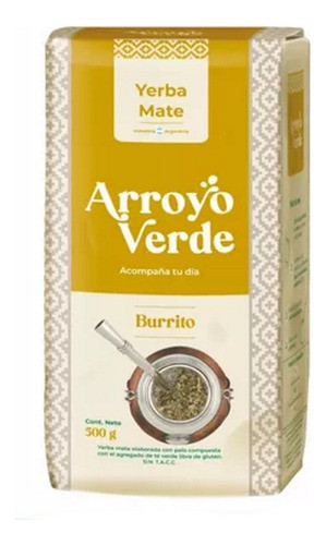 Yerba Mate Arroyo Verde Con Burrito Premium X 500 Gr 0