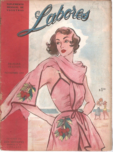 Revista Labores Noviembre 1951 Con Molde 0