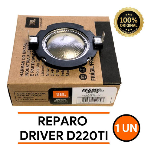 Kit De Reparo Driver Jbl D220 Ti Original Jbl Rpd200ti 1