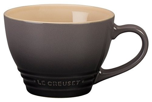 Taza De Bistro Le Creuset Cerámica Ostra 14 Oz 0