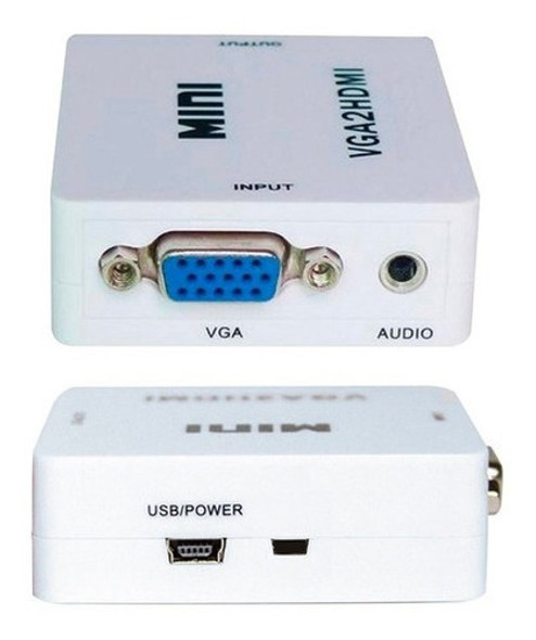 Adaptador Video Analógico Vga A Digital Hdmi 1