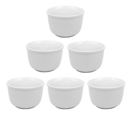 Kit 12 Bowls Cumbuca 350 Ml Porcelana Açai Caldos Sopas Tige 0