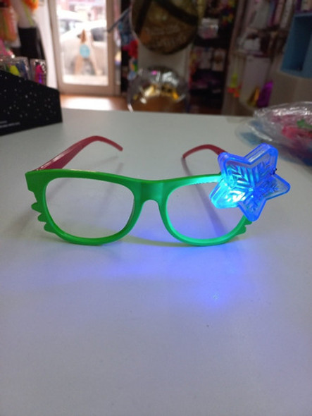 12 Lentes Luminosos Con Aplique Cotillón Luminoso 1