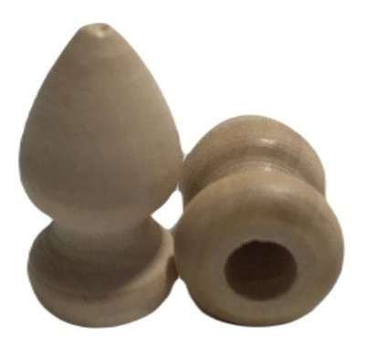 200 Terminal Banderín Madera Dura Para Varillas/tarugos 5mm 1