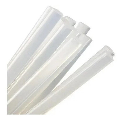 Kit 60 Bastões De Cola Quente Transparente 11,2mm 10cm 0