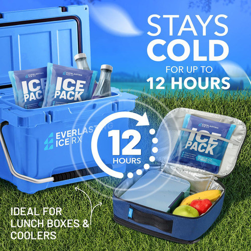 Paquetes De Hielo Reutilizables, 4 Unidades, Hasta 12 Horas 1