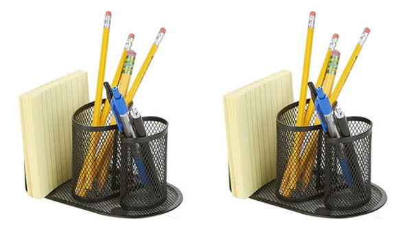 Lector Mental Dcuporg2-blk 2 Pc Mesh Cup, Bolígrafo, Lápiz, 0