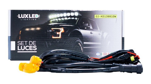 Luz De Parrilla Estilo Raptor 12v Ambar 4 Chip Led Kit X3 0