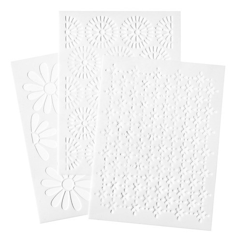 Scrapbooking Set De 3 Stencils - Discover + Create 1