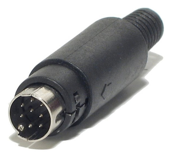 Conector Mini Din 8pin Macho Con Colita Flexible X10 0