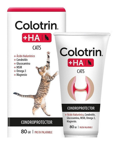 Colotrin + Ha Cats 80 Grs, Pasta Regenerador Osteoarticular 0