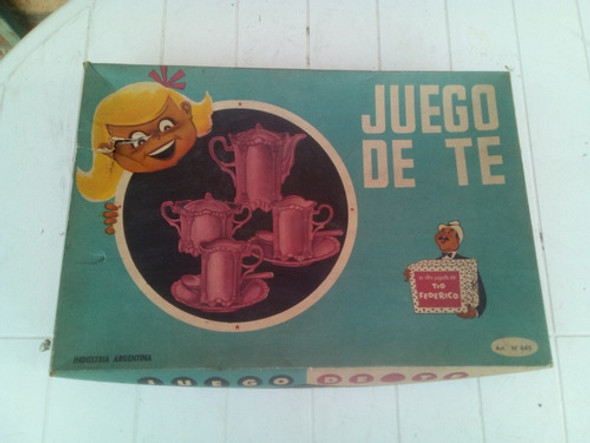 Antiguo Juego De Te Tu Y Yo Industria Argentina Años 50 Apro 1