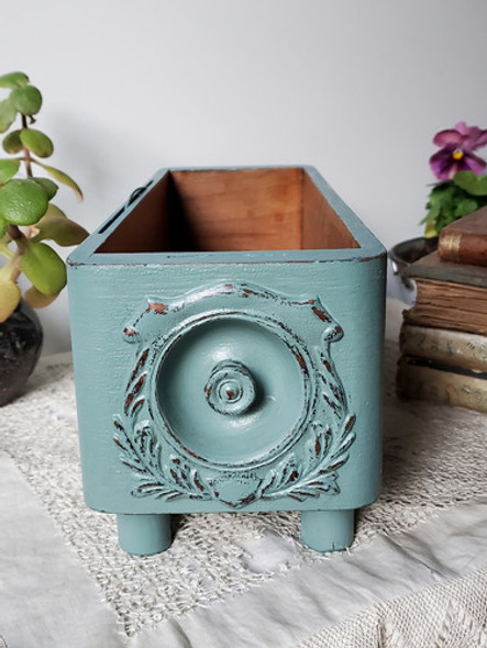 Antiguo Cajón Máquina De Coser Singer 0