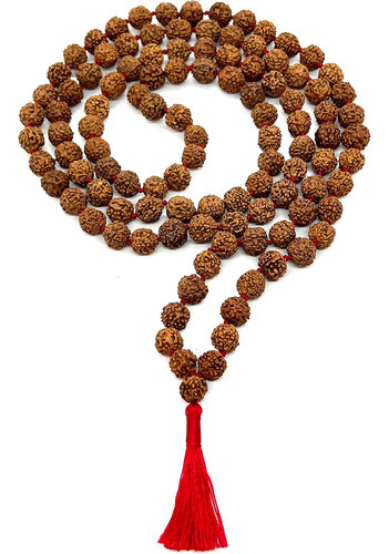 Collar Cuentas Rudraksha Mala Rudraksh Japa 5 Mukhi (5 A 6 8 1