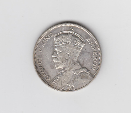 Moneda Nueva Zelanda 1/2 Crown 1935 Plata Excelente 1