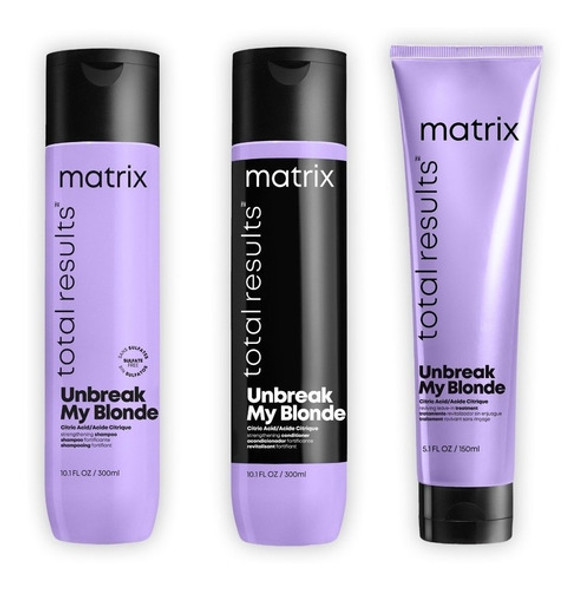 Shampoo Acond Leave Unbreak My Blonde Total Results Matrix 0 Shampoo Acond Leave Unbreak My Blonde Total Results Matrix 0