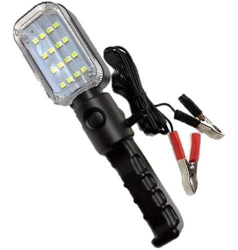 Portatil 12v 16 Led Smd Con Pinzas Para Bateria - Maranello 0