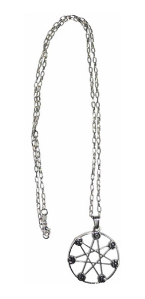 Colgante Heptagrama - Niquel - Con Cadena 1