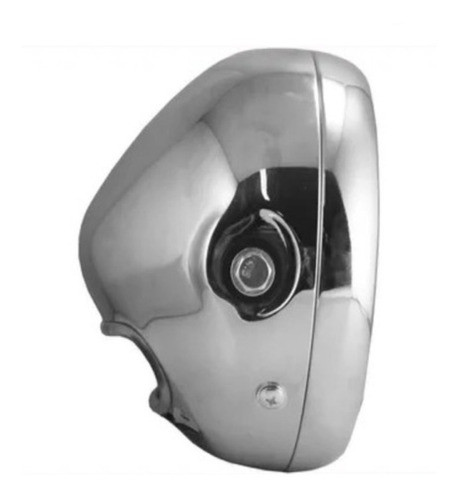 Optica Farol Delantera Suzuki Gn 125 Cromada Chapa En Moto46 1