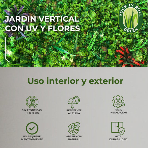 Jardin Vertical Con Flores - Interior Y Exterior - Pack X10 1