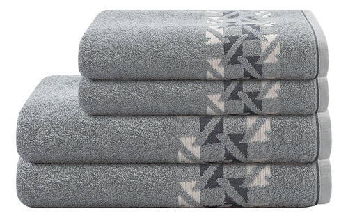 Toalha Aura Banho Cinza 0