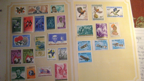 29 Estampillas De Ruanda  Decada 1960 Lote  Xiv-187 0
