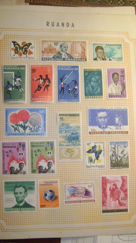 29 Estampillas De Ruanda  Decada 1960 Lote  Xiv-187 1
