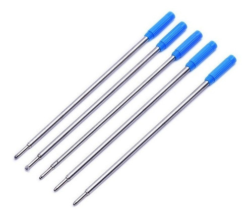Refil Caneta Roller  Azul Lote Com 5 Pçs 0