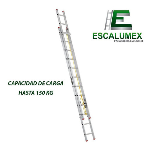 Escalera Colisa 16 Escalones Aluminio Escalumex, Mexicana 0