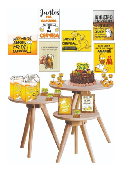Kit Festa Só Um Bolinho Boteco, Cerveja Festa Adulto 0