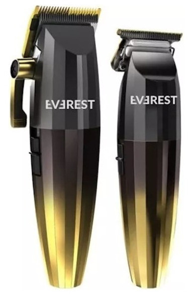 Combo Cortadora De Pelo+trimmer Everest Profesional Cordless 0