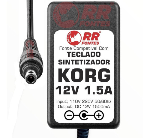 Korg DC 12V 3.5A Power Supply for Keyboards