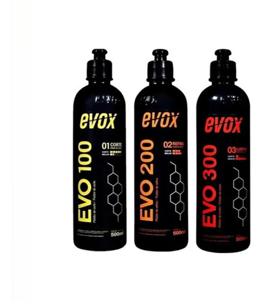 Polimento Kit Evox Evo100 Evo200 Evo300 500m 0