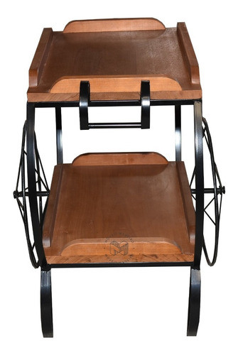 Carrinho De Chá Ferro E Madeira De Demolição 1