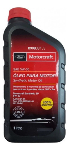 Aceite Ford Fiesta Ecoesport Focus Ka Ranger 5w30 Motorcraft 0