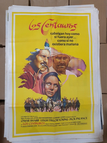 Afiche De Cine Original Los Centauros - Omar Shariff-1869 0