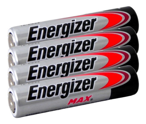 Pila Energizer Max E91 Alcalina Aaa Cilindrica X4 Unidades 0