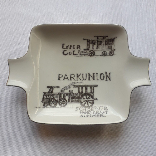 Cenicero Antiguo Tsuji  De Porcelana. 0