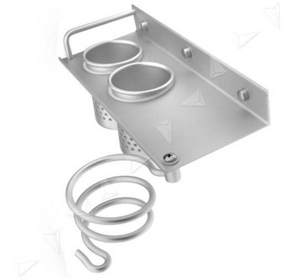 Soporte De Aluminio Del Estante Del Secador Del Pelo Soporte 0 Soporte De Aluminio Del Estante Del Secador Del Pelo Soporte 0