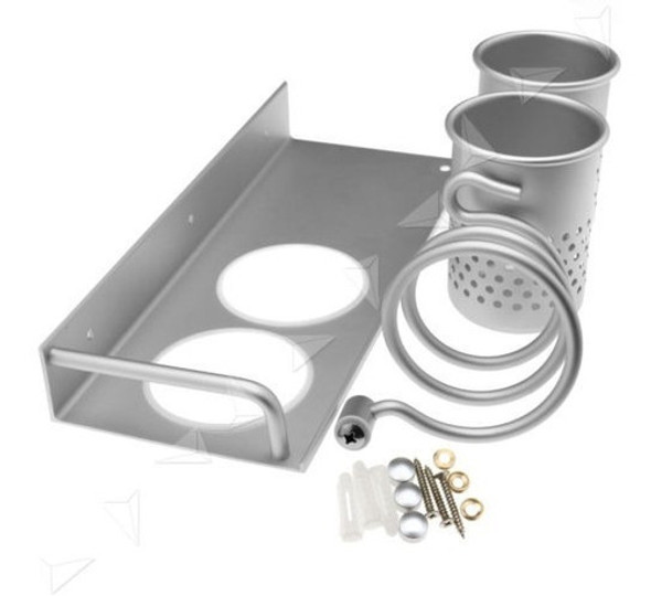 Soporte De Aluminio Del Estante Del Secador Del Pelo Soporte 1 Soporte De Aluminio Del Estante Del Secador Del Pelo Soporte 1