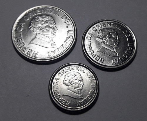 Lote Uruguay 3 Monedas 10 , 20 Y 50 Centesimos 1994 1