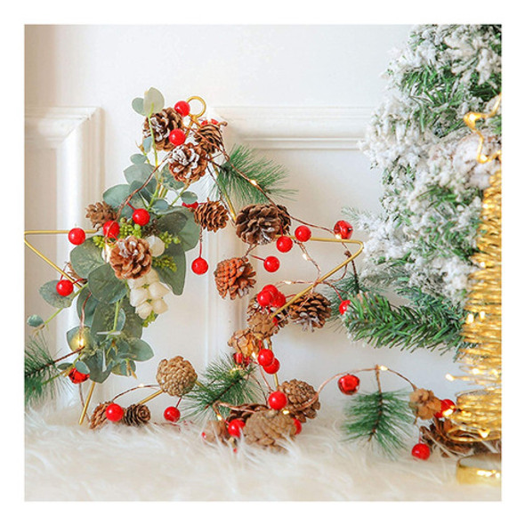 Hongyitime Guirnalda De Luces De Pias De 7.8 Pies, Cadena De 1