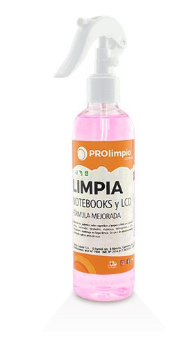 Limpia Notebook Y Lcd 250 Ml Limpiador Líquido - Prolimpio 0
