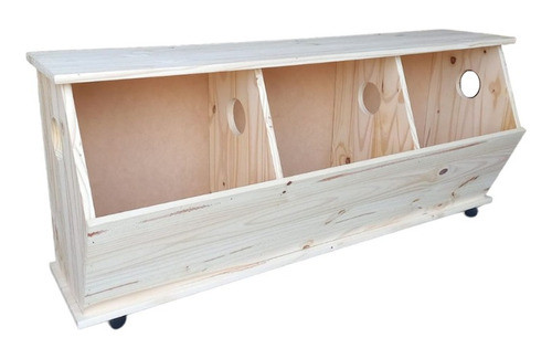 Juguetero / Organizador X 3 Cajones Y Ruedas De 140 Cm 0