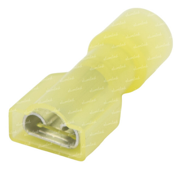 10 Terminales Preaislado Pala Hembra 6.3 C17 2.6-6.5mm2 0