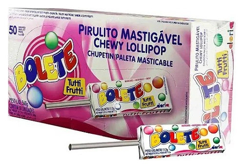 Chupetin Paleta Masticable Tuti Fruti 50 Unidades Sorpresita 0