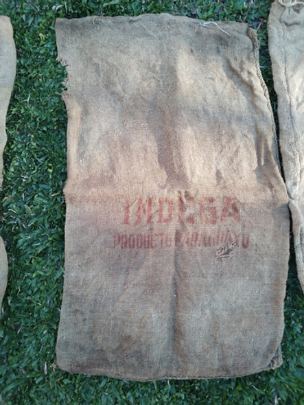 Antigua Bolsa Arpillera Vacia Imdega Producto Paraguayo Y Ot 1